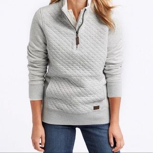 Quilted Quarter Zip Pulllover